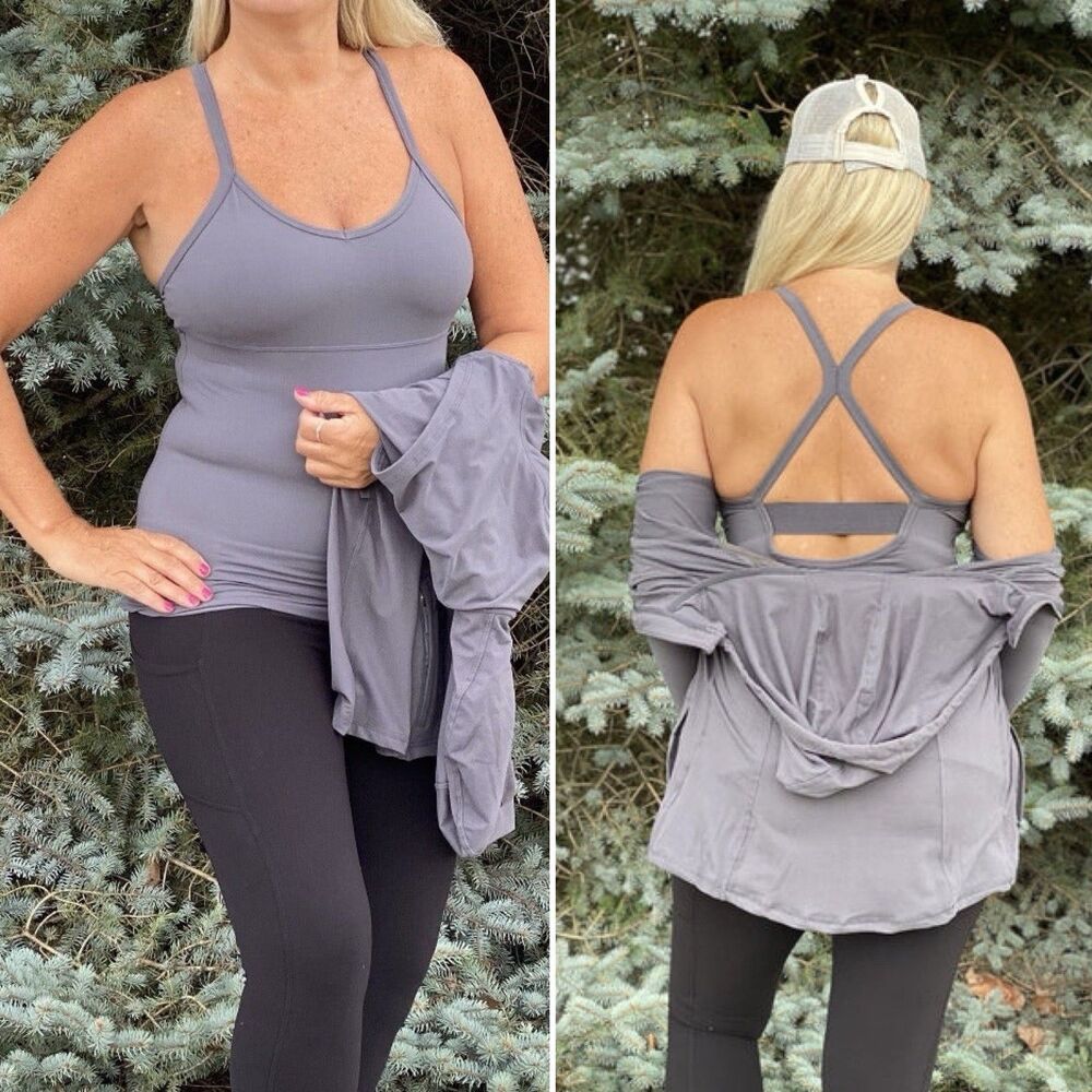 Rae Mode Titanium T94271‎ Butter Soft Padded Racerback Tank Top Womens 1X